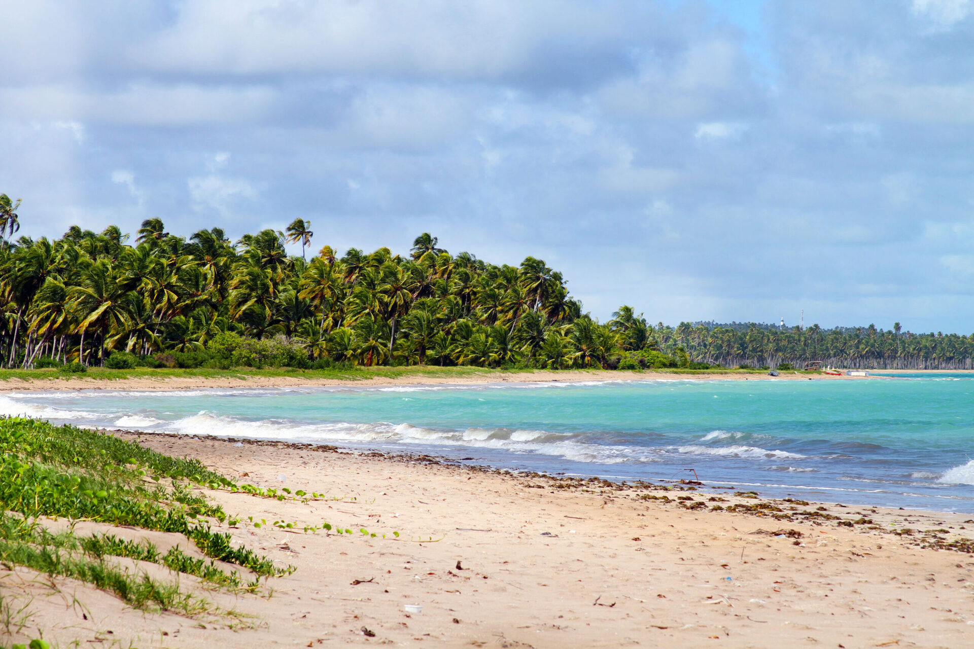 A vista da Praia da Laje, em Alagoas