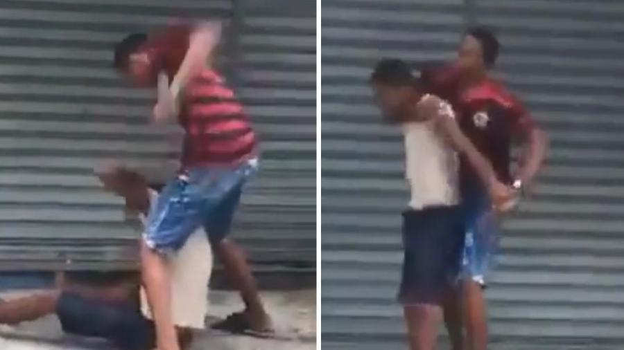 Rio de Janeiro: Jovens espancam morador de rua que dormia e gravam vídeo