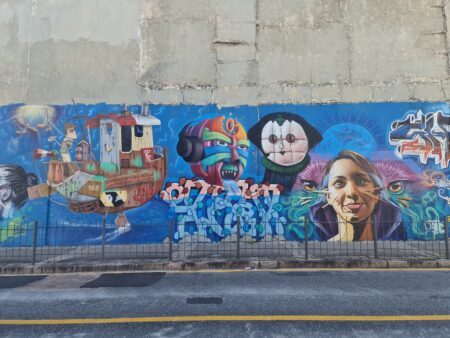 Mural no tour por Curitiba @entaovah