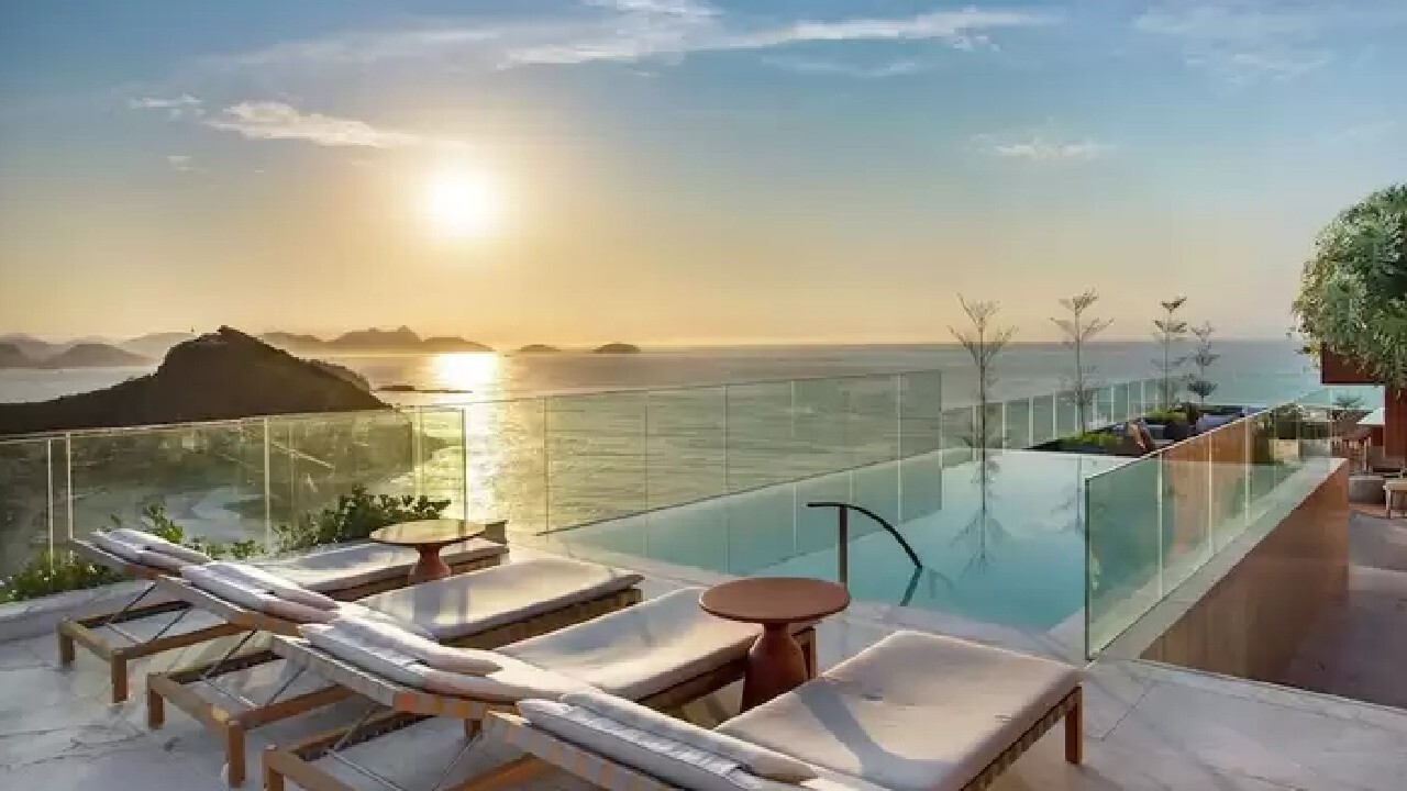O Hilton Copacabana Hotel oferece uma bela vista da orla