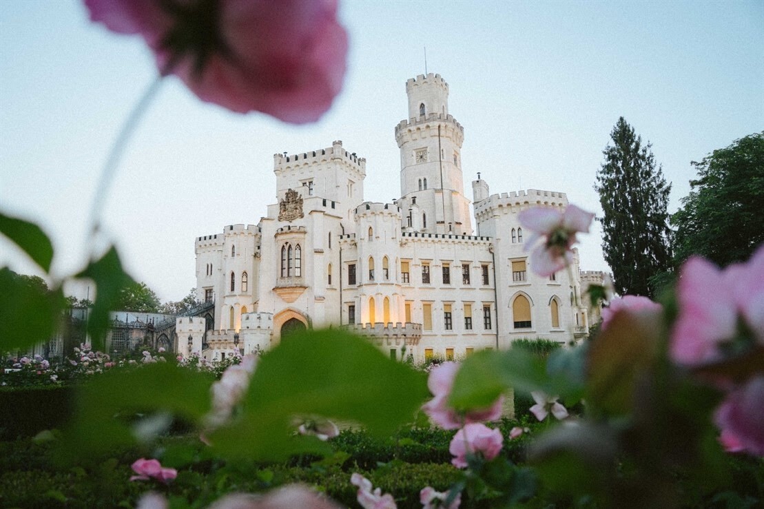 O charmoso castelo de Hluboká