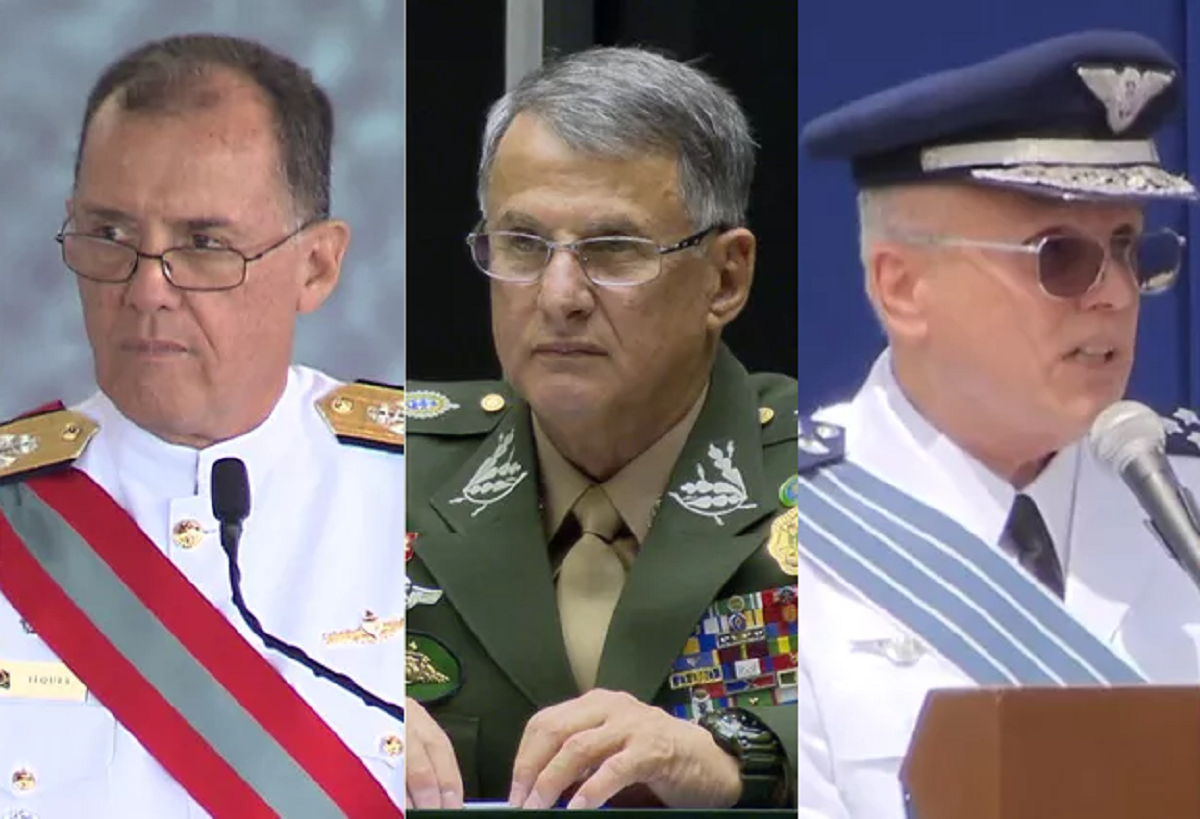 Ministério da Defesa anuncia saída dos 3 chefes das forças armadas