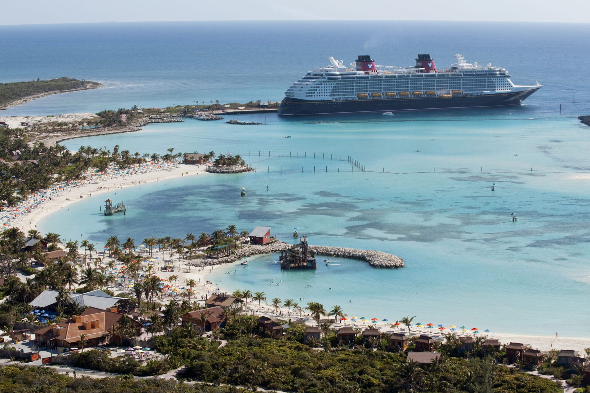 A Castaway Cay, ilha privativa paradisíaca da Disney Cruise Line nas Bahamas