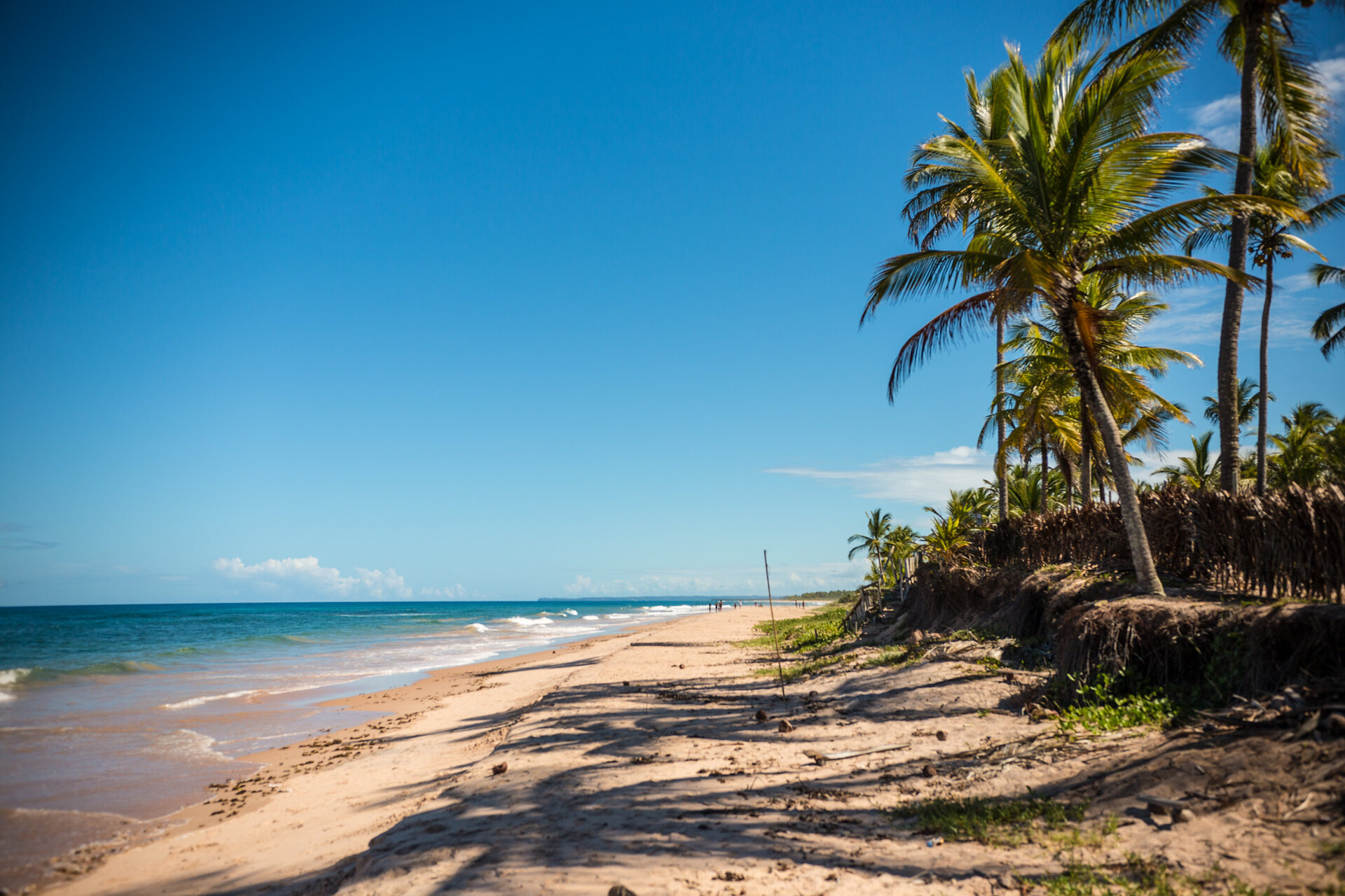 Praia dos Algodões, na Península de Maraú, no sul da Bahia