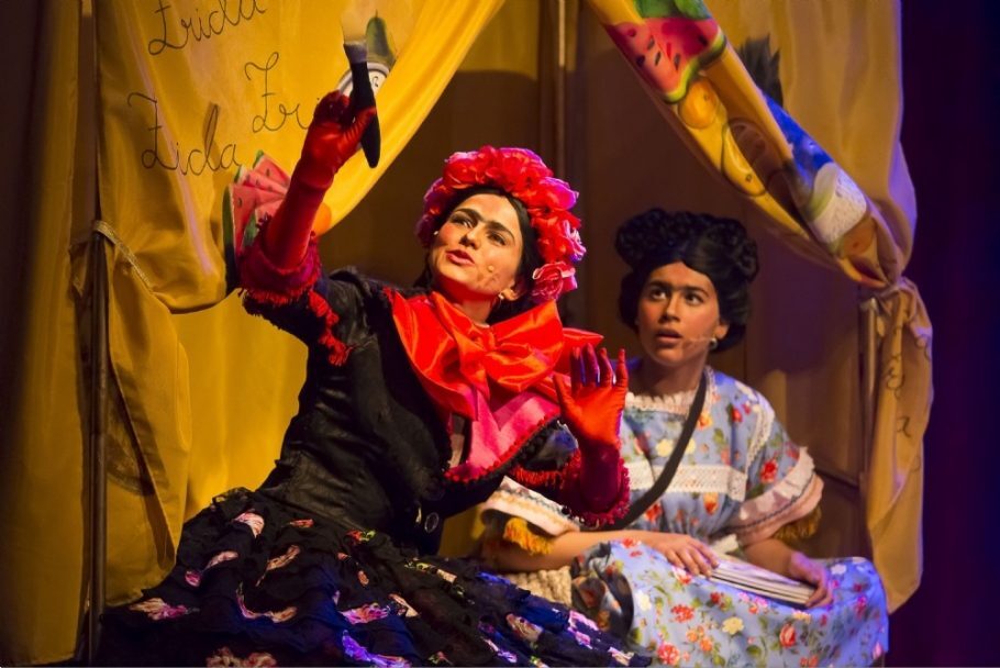 O musical “A Princesa Frida” conta para a criançada alguns acontecimentos marcantes na vida de Frida Kahlo