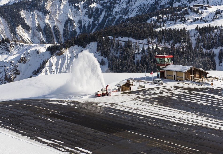 Aeroporto de Courchevel, nos Alpes Franceses – iStock/Getty Images