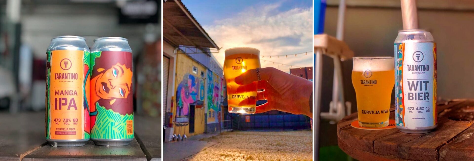 A Cervejaria Tarantino possui a única fábrica de cervejas artesanais da cidade de SP