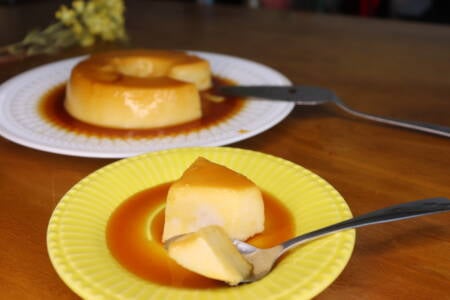 Pudim sem leite de vaca e sem ovos