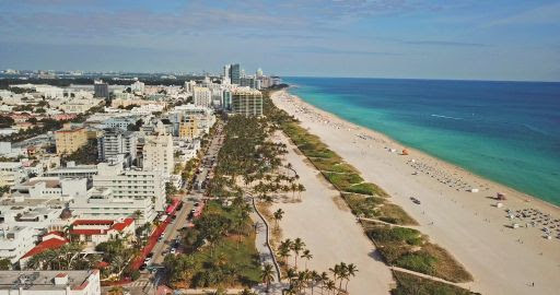 Vista aérea de Miami Beach – Divulgação/Visit Florida