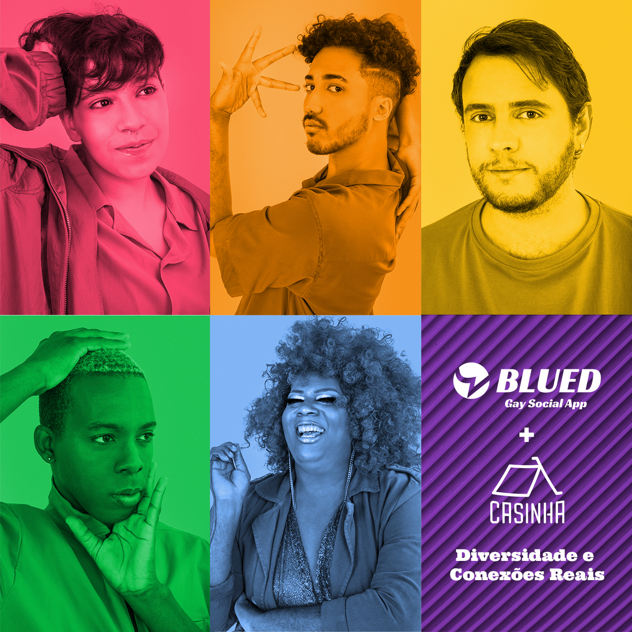 A parceira entre Blued e a ONG Casinha também conta com outra super ação nas redes sociais: para cada postagem com a hashtag #OrgulhoBlued, a instituição recebe R$1