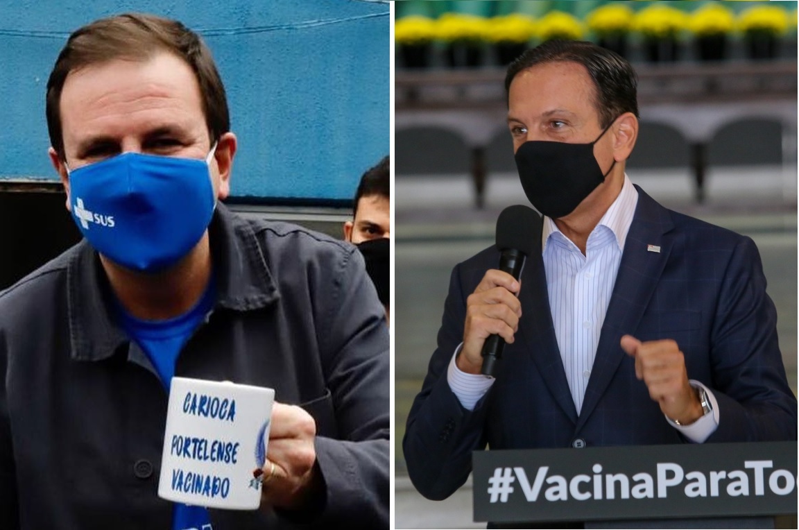 Eduardo Paes antecipa vacinação no Rio e Doria dispara: ‘Me aguarde’