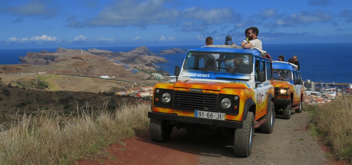 Os passeios de jeep pela Ilha da Madeira podem ser feitos o ano todo – Divulgação