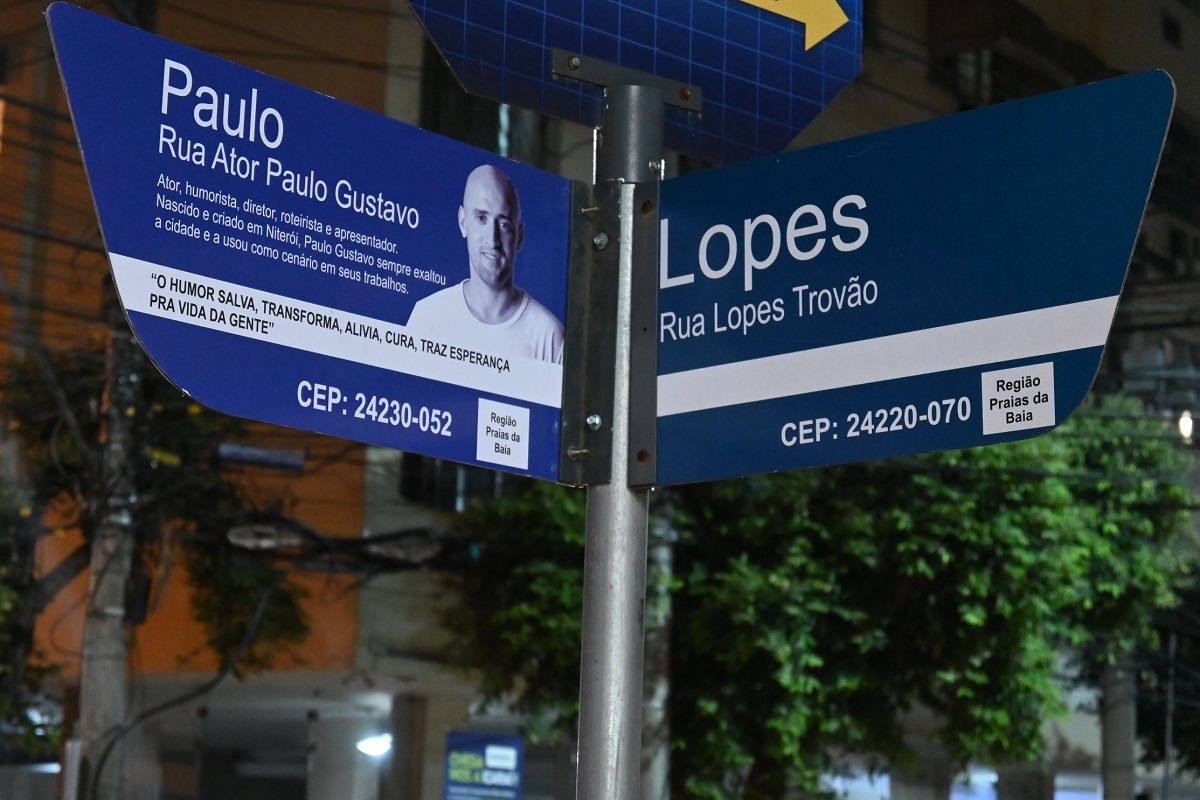 Comerciantes de Niterói querem anular rua com nome de Paulo Gustavo