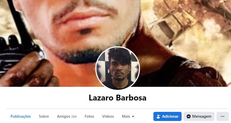 Polícia Civil investiga perfis falsos de Lázaro Barbosa