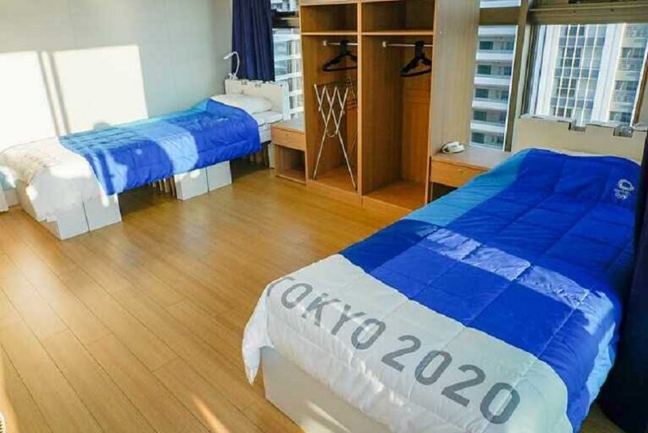 Vila Olímpica terá camas de papelão para evitar sexo