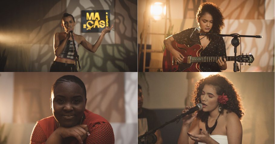 Thais Lim, Nisá, Luana Bayô e Maria Pérola mostram seu talento no Festival Maçãs