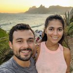 Milena Jorge e Paulo Guerra se conheceram no Bumble e hoje vivem juntos na cidade de York no Reino Unido