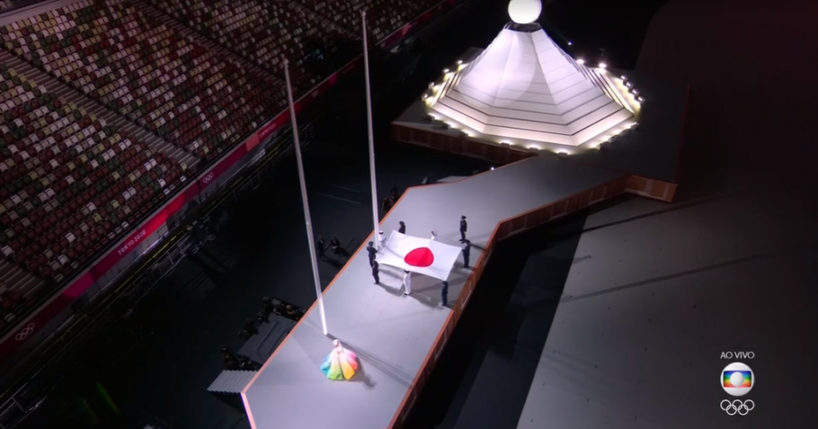 Abertura das Olimpíadas teve um minuto de silêncio em memória das vítimas da covid-19