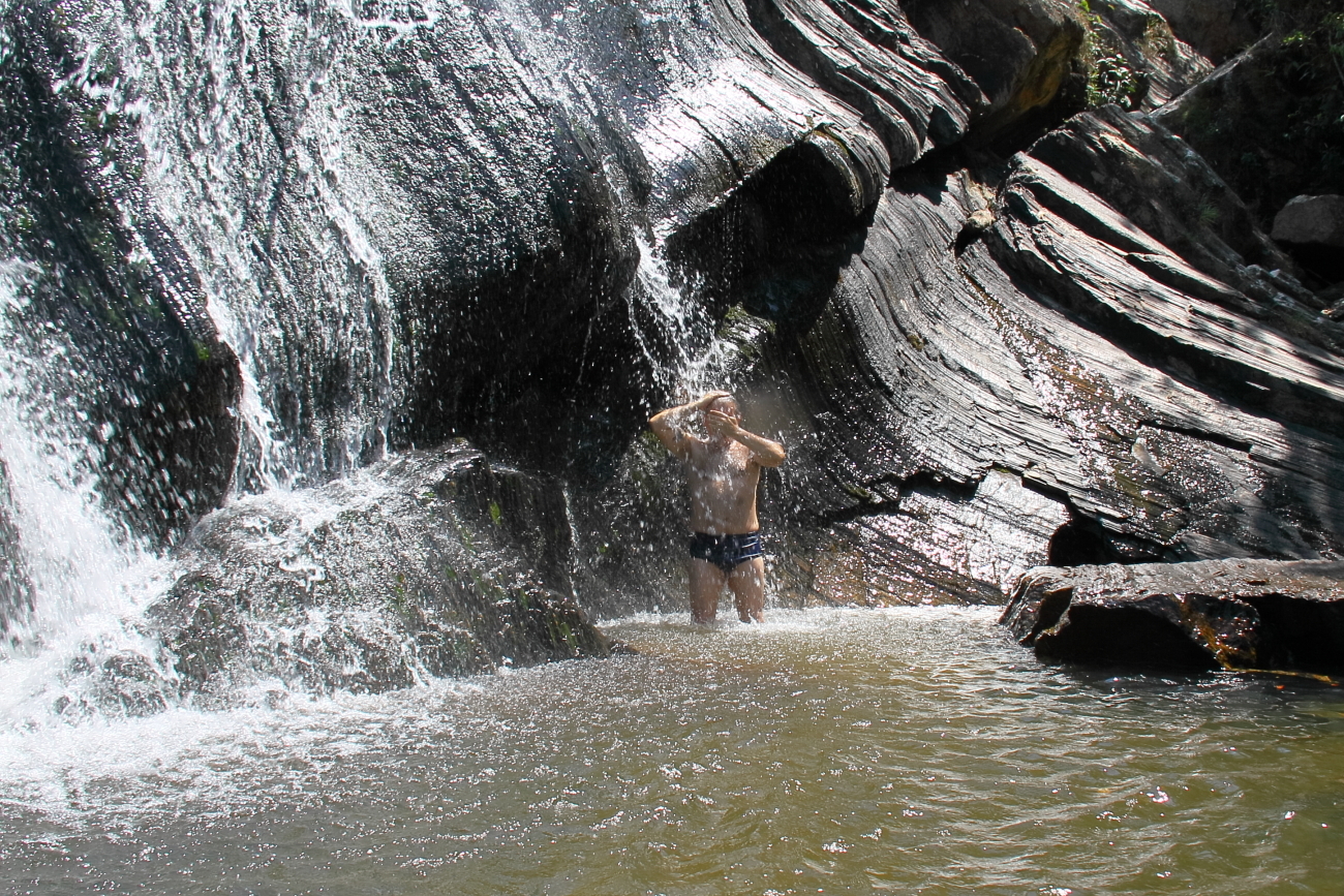 As cachoeiras são atração em Pirenópolis