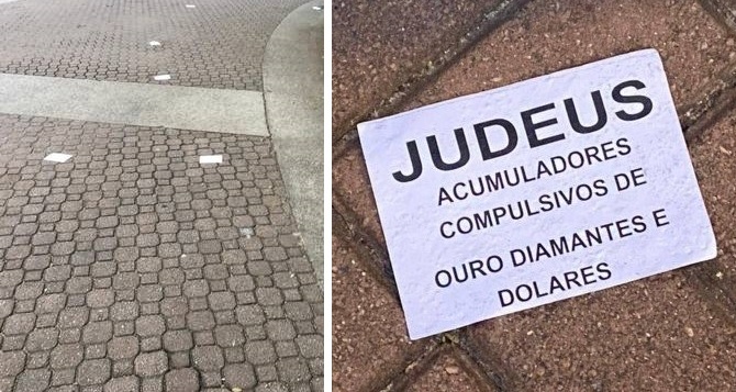 Mensagens antissemitas são jogadas em condomínios da Barra da Tijuca
