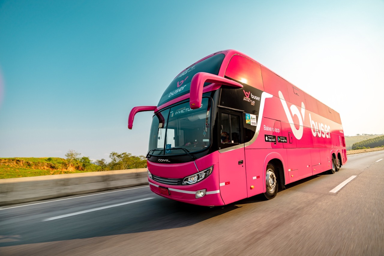 A Buser, que conta com mais de 400 parceiros (entre fretadores e viações maiores) utilizando aproximadamente 1.200 ônibus – Divulgação