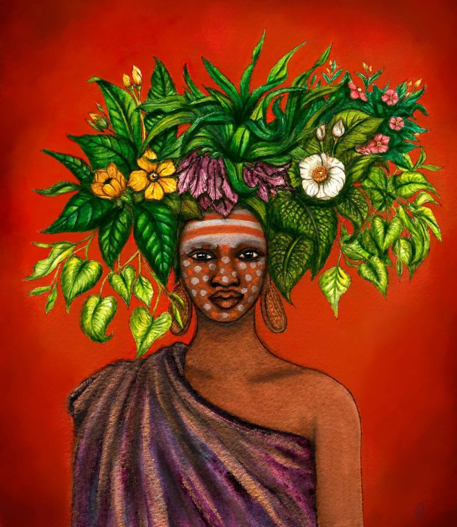 mulheres Suri, exposição Negras Cabeças