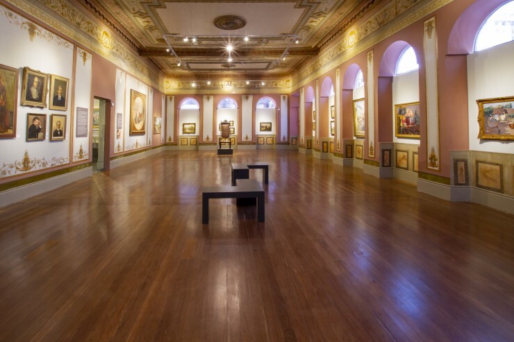 A Sala das Sessões, uma das principais do Museu Mineiro
