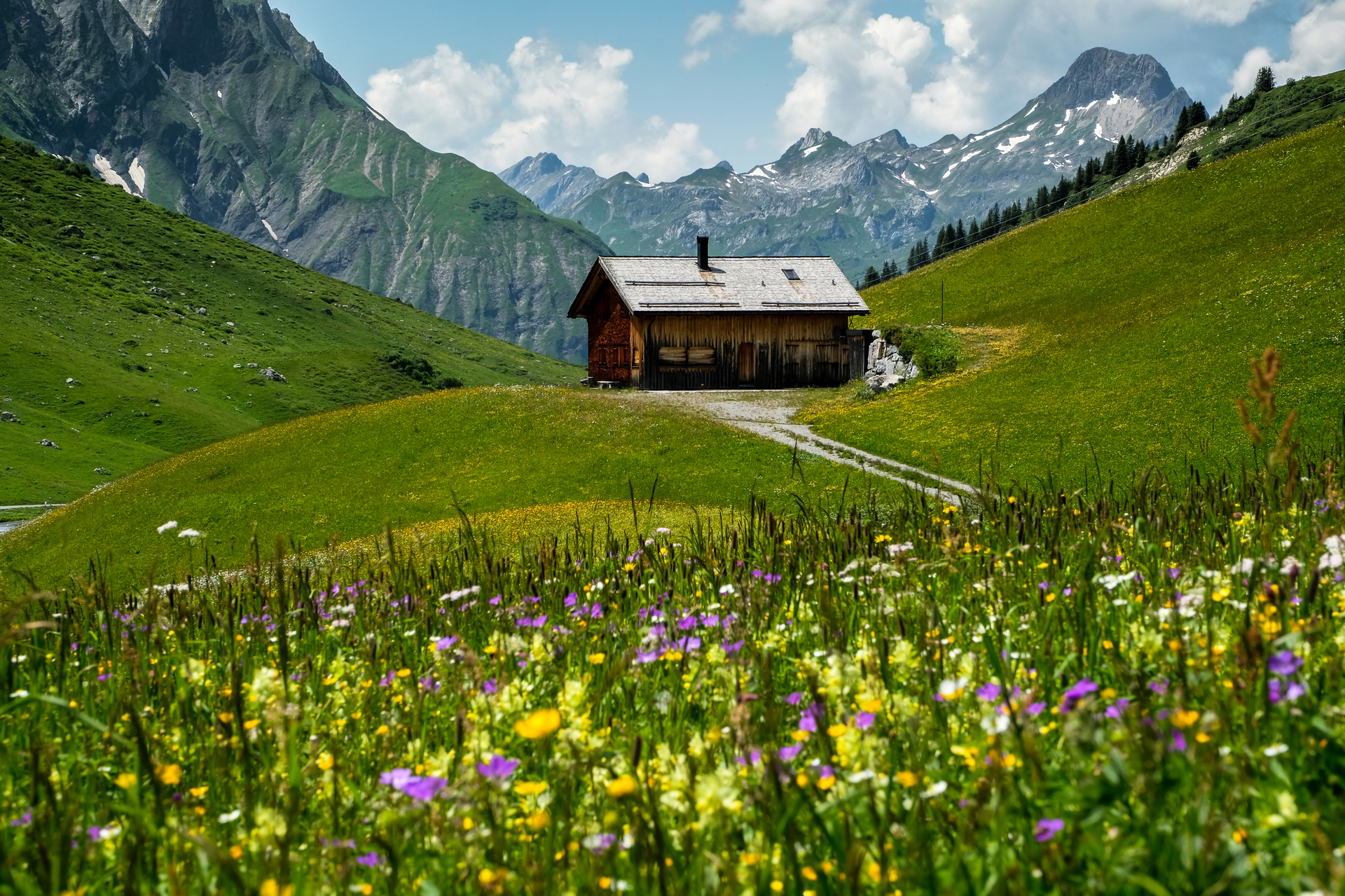A região de Vorarlberg, no extremo oeste da Áustria, tem paisagens de tirar o fôlego