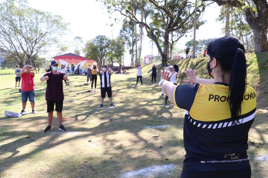 Aula será ministrada por professores da Academia Evoque, neste sábado(21), no Pavilhão de Eventos do Parque. Foto: Divulgação.