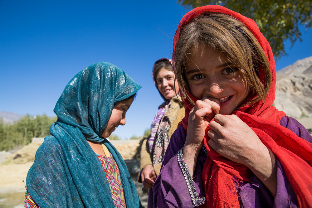  As simpáticas crianças afegãs