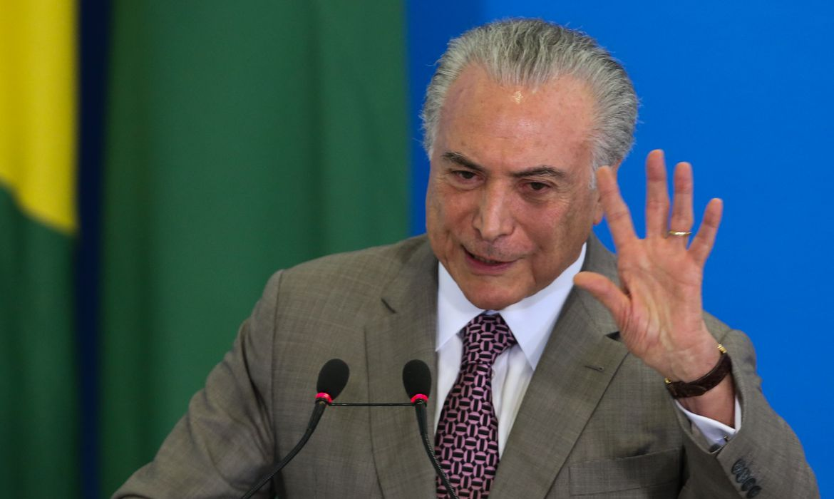Michel Temer enquanto era presidente do Brasil