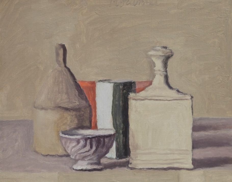 Giorgio Morandi é conhecido por suas pinturas de naturezas-mortas
