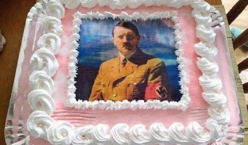 Estudante da UFPel faz bolo de aniversário com imagem de Hitler