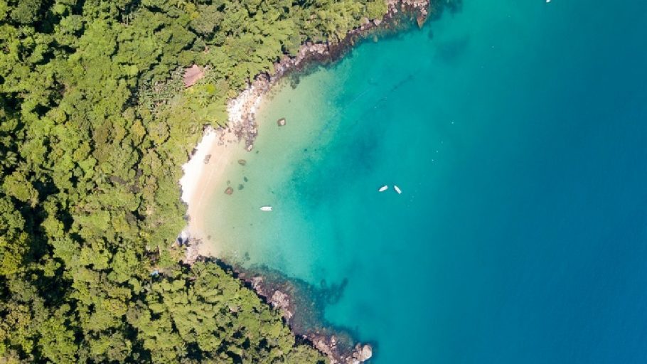 A Ilha das Couves oferece duas praias aos visitantes passarem o dia