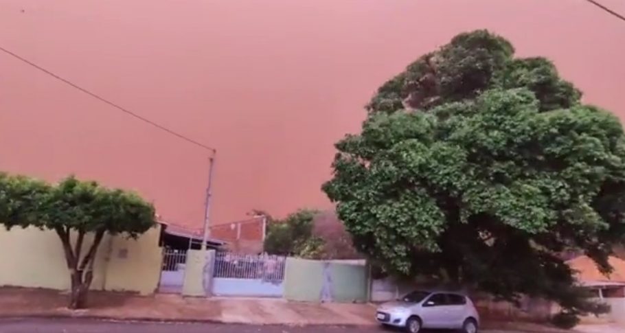 Nova tempestade de areia assola o interior de São Paulo