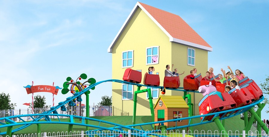 O parque temático da Peppa Pig, na Flórida, terá brinquedos, cenários temáticos e uma área de recreação aquática