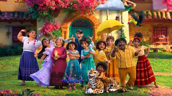 Personagens de 'Encanto', nova animação da Disney ambientada na Colômbia