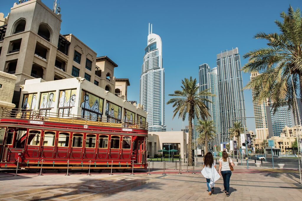 Os arranha-céus de Downtown Dubai