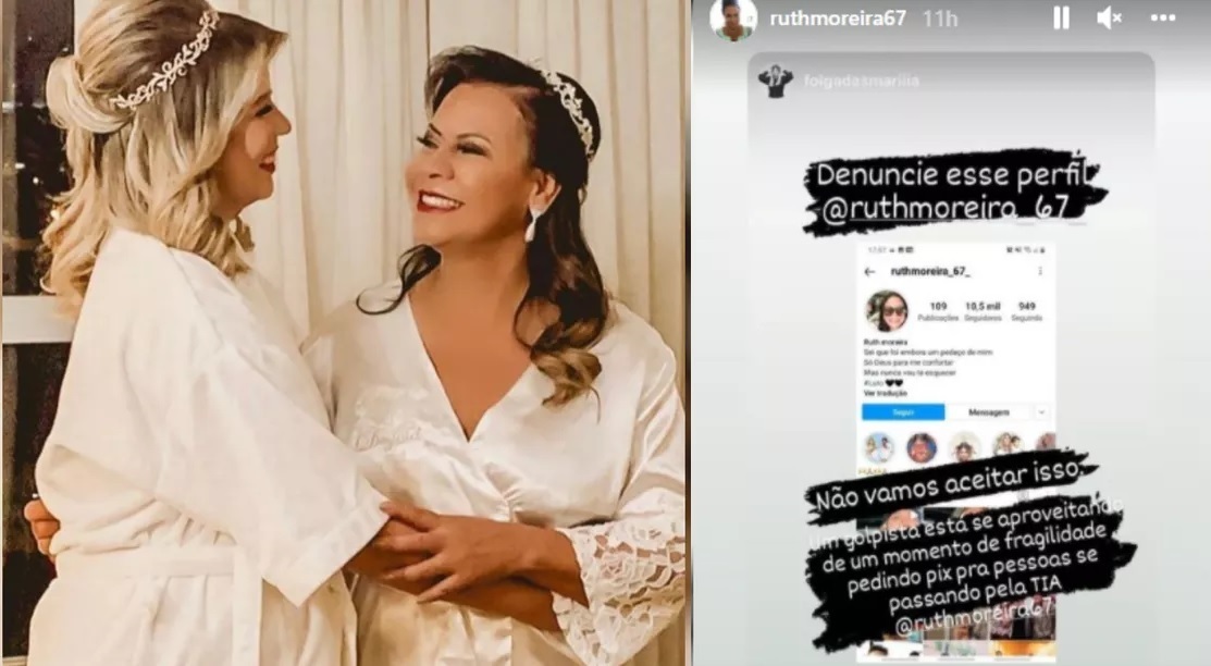 Mãe de Marília Mendonça denuncia golpe nas redes sociais