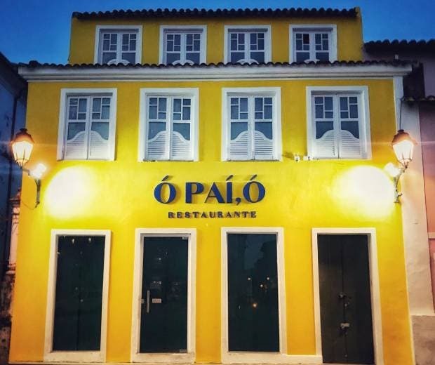  Fachada do Restaurante Ó Pai Ó, do ator Erico Braz, em Salvador
