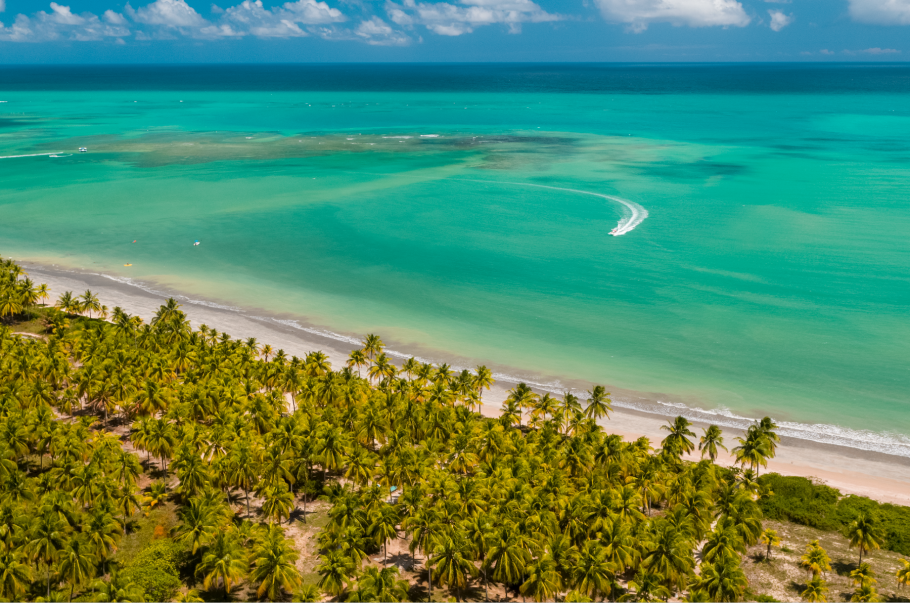Praia de Ipioca, em Maceío (Alagoas); hospitalidade colocou o Brasil está entre os 10 países mais acolhedores do mundo