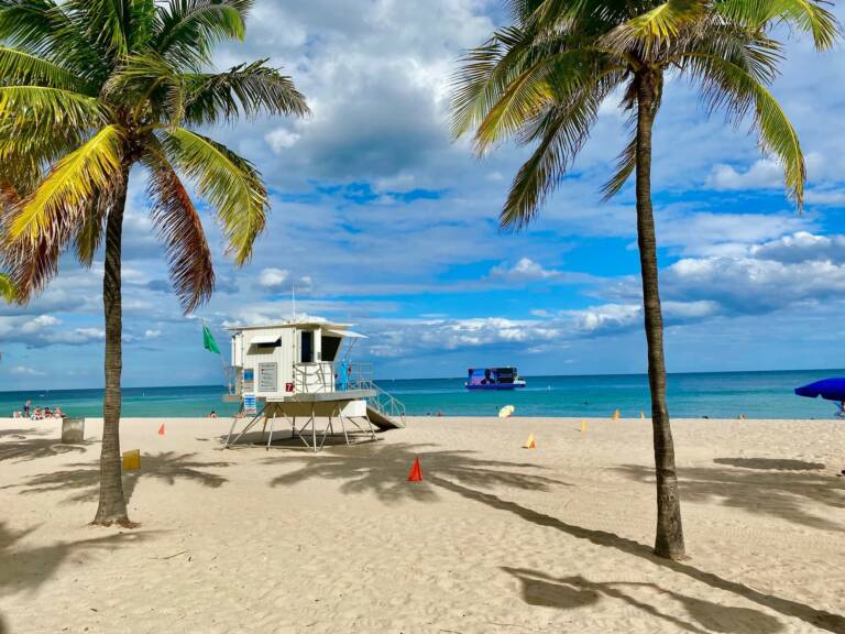 Las Olas Boulevard em Fort Lauderdale