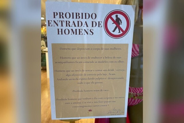 Após casos de assédio, loja em São José dos Campos (SP) proíbe entrada de homens