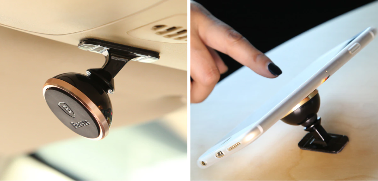 Suporte magnético de smartphone para carro, com rotação de 360 graus – R$ 31,55