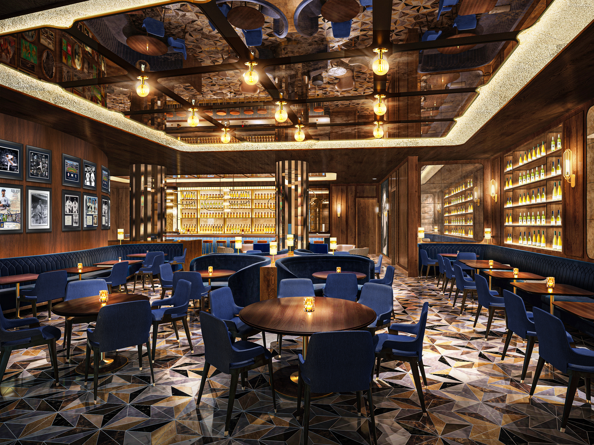 Bar do Hard Rock Hotel New York, que será inaugurando ainda este ano
