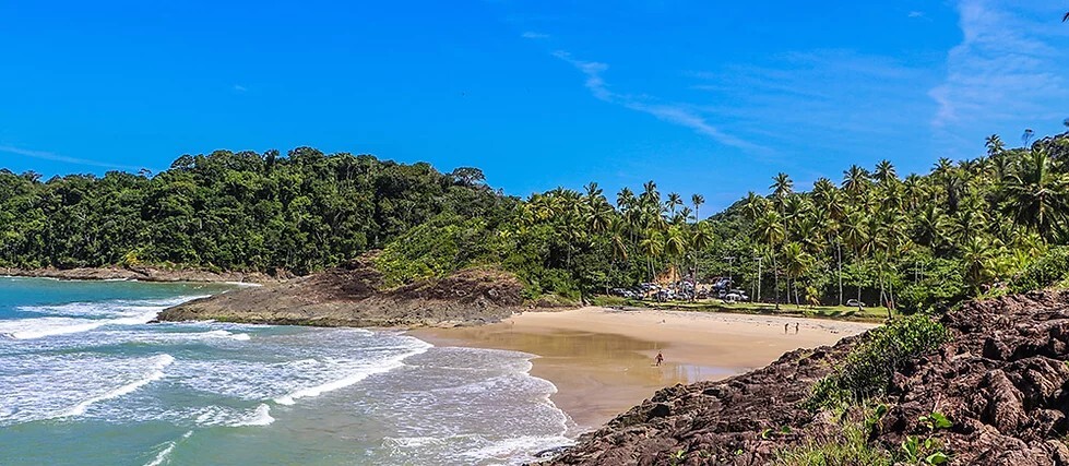 Praia do Costa é perfeita para a contemplação, mas o banho requer cuidado, por conta da correnteza das suas águas