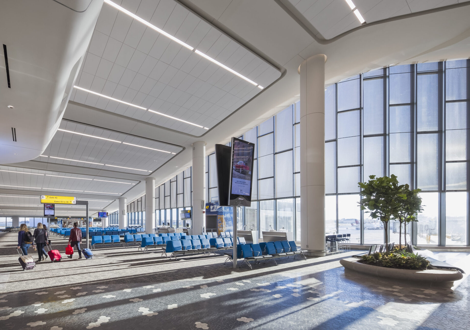 Novo terminal do aeroporto La Guardia, o mais central de Nova York