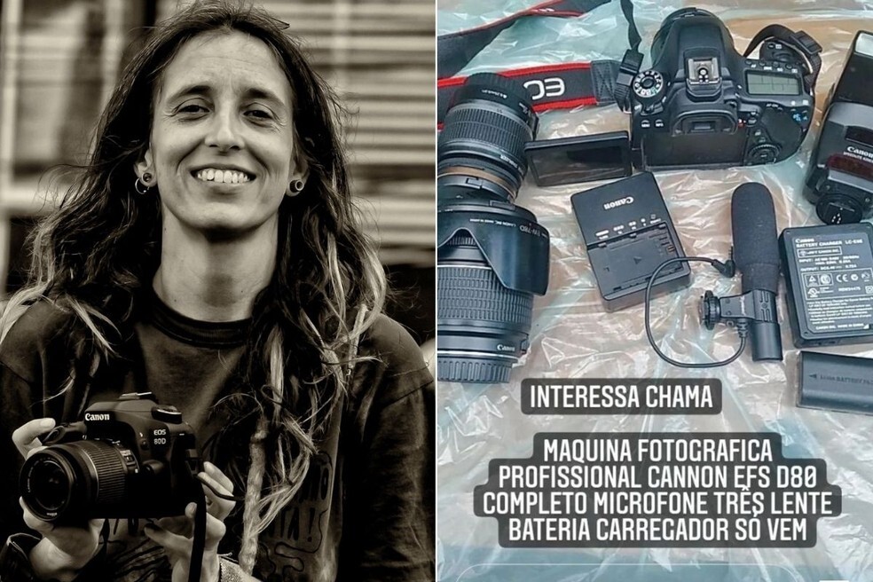 Fotógrafa tem equipamentos de R$ 20 mil furtados de sua casa e os encontra à venda na web