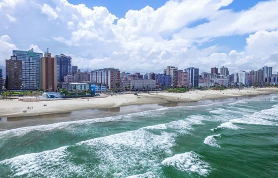 Praia Grande é a cidade com maior número de praias impróprias; confira a lista completa