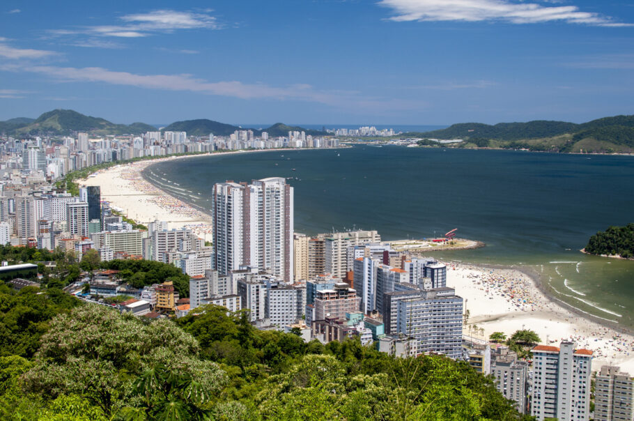 Santos, na Baixada Santista, tem duas praias impróprias para banho de mar; confira lista
